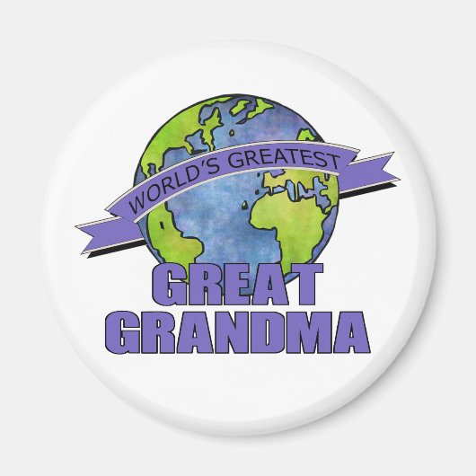 Beste Overoma van de Wereld Magneet (Voorkant)