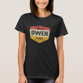 Beste Owen ooit Grappige naam Owen T-shirt (Voorkant)