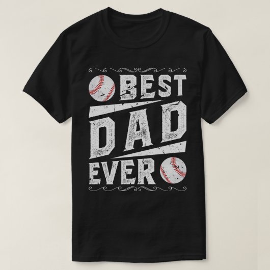 Beste pa Baseball T-shirt (Design voorkant)