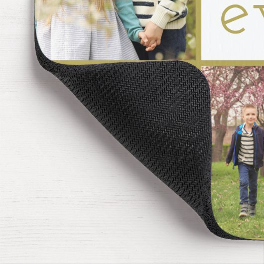 Beste pa Ever 5 Foto Collage Muismat (Hoek)