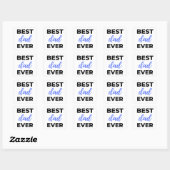 Beste pa Ever Black Vierkante Sticker (Vel)