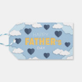 Beste pa Ever Cute Vaderdag Cadeaulabel (Achterkant Horizontaal)