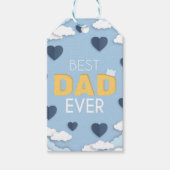 Beste pa Ever Cute Vaderdag Cadeaulabel (Voorkant)