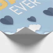 Beste pa Ever Cute Vaderdag Cadeaupapier (Hoek)