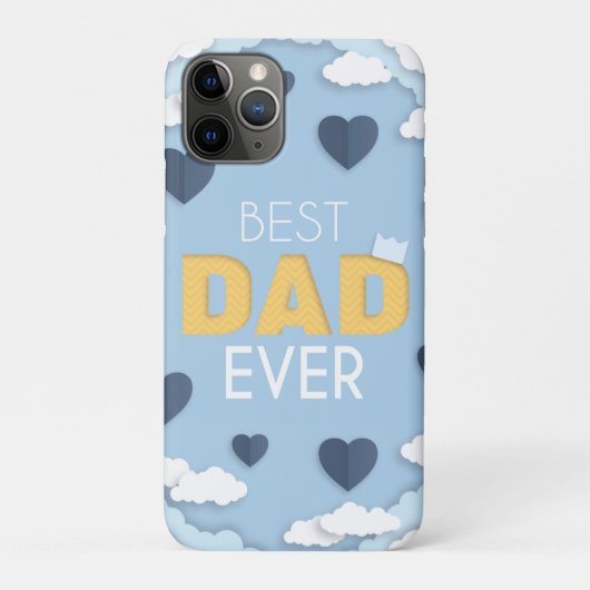 Beste pa Ever Cute Vaderdag Case-Mate iPhone Case (Achterkant)