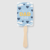 Beste pa Ever Cute Vaderdag Handwaaier (Voorkant)