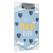 Beste pa Ever Cute Vaderdag Klembord (Rechts)