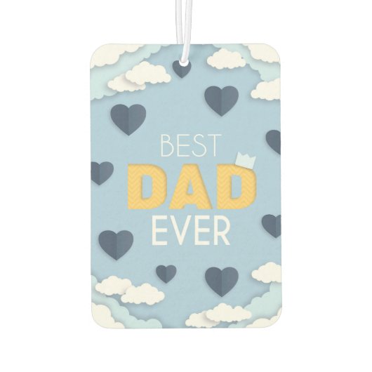 Beste pa Ever Cute Vaderdag Luchtverfrisser (Achterkant)