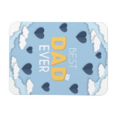 Beste pa Ever Cute Vaderdag Magneet (Horizontaal)