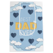 Beste pa Ever Cute Vaderdag Medium Cadeauzakje (Achterkant)