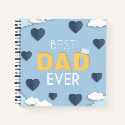 Beste pa Ever Cute Vaderdag Notitieboek (Voorkant)