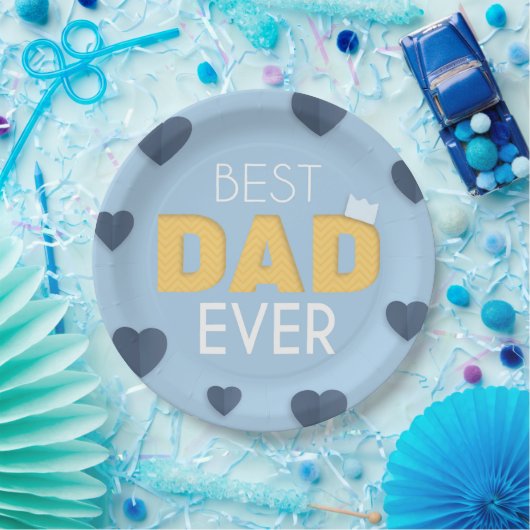 Beste pa Ever Cute Vaderdag  Papieren Bordje (Feest)