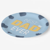 Beste pa Ever Cute Vaderdag  Papieren Bordje (Gekanteld)