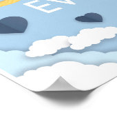 Beste pa Ever Cute Vaderdag Poster (Hoek)