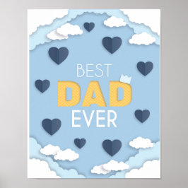 Beste pa Ever Cute Vaderdag Poster