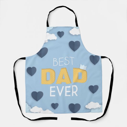 Beste pa Ever Cute Vaderdag Schort (Voorkant)