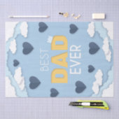 Beste pa Ever Cute Vaderdag Tissuepapier (Craft)