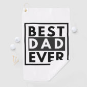 Beste pa Ever Vaderdag Golf Towel Golfhanddoek (Insitu)