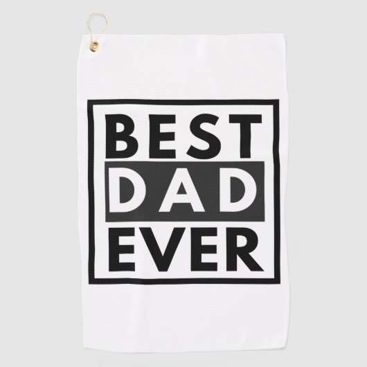 Beste pa Ever Vaderdag Golf Towel Golfhanddoek (Voorkant)