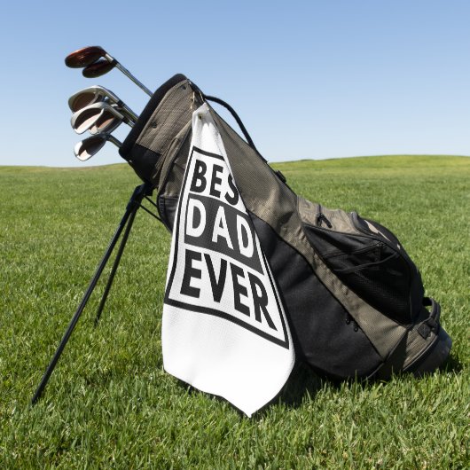 Beste pa Ever Vaderdag Golf Towel Golfhanddoek (Groen)