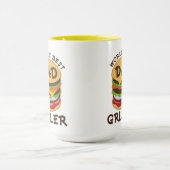 Beste pa Griller BBQ Theme Gift Mok (Midden)