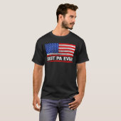 Beste Pa ooit bij ons Flag Grandpa Fathers Day Gif T-shirt (Voorkant volledig)