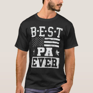 Beste Pa ooit bij ons Flag Grandpa Fathers Day Gif T-shirt