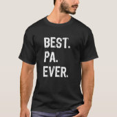 Beste Pa ooit Funny Cool T-shirt (Voorkant)