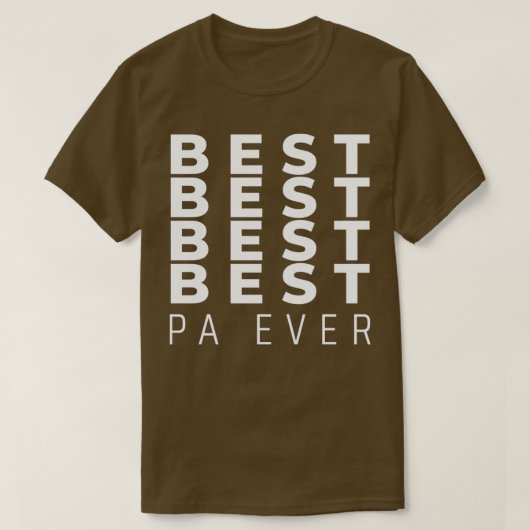 BESTE PA OOIT FUNNY PHYSICIAN ASSISTANT QUOTES REP T-SHIRT (Design voorkant)