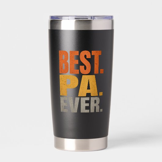Beste Pa Ooit Geïsoleerde Drinkbeker (Voorkant)