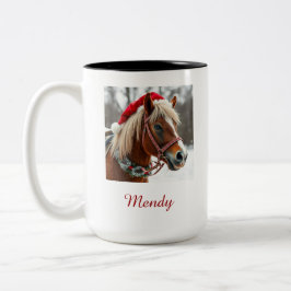 Beste Paard Gepersonaliseerde Naam Foto Mok