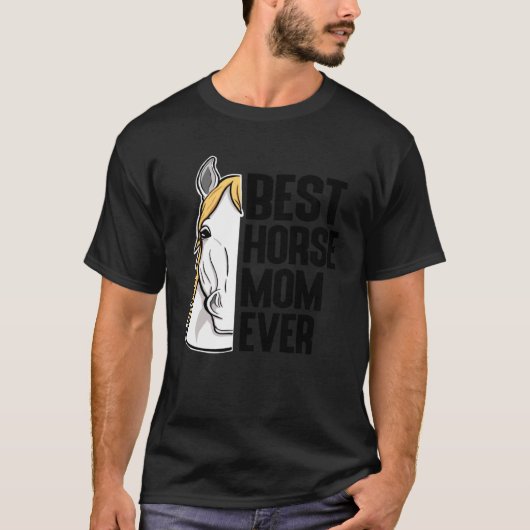 Beste Paard Moeder Ooit Ruiter Paard Boerderij T-shirt (Voorkant)