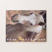 Beste paard ooit gepersonaliseerde foto legpuzzel (Horizontaal)