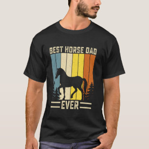 Beste paard papa ooit vintage paard liefde t-shirt