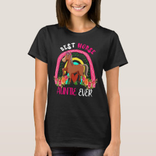 Beste Paarden Tante Ooit Schattig Paard Vlinderdas T-shirt