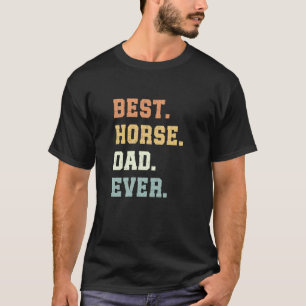 Beste paardenvader ooit Vaderdag grappige paardenl T-shirt