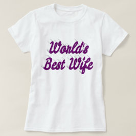 Beste paarse tekst voor vrouwen t-shirt