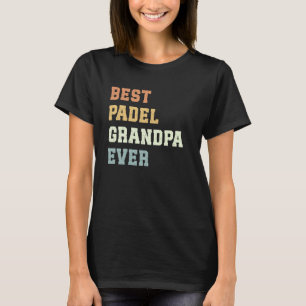 Beste Padel opa ooit Vaderdag Funny Padel T-shirt