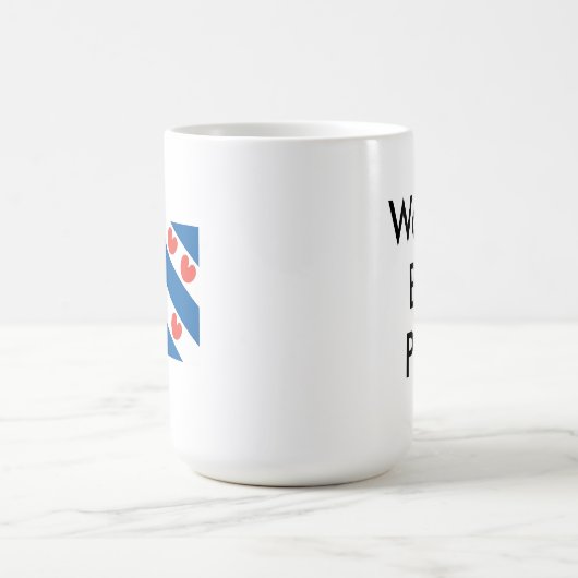 Beste Pake ter wereld - Friese vlag mok (Center)