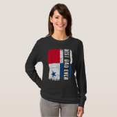 Beste Panamese vader ooit Vaderdag Panama T-shirt (Voorkant volledig)