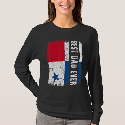 Beste Panamese vader ooit Vaderdag Panama T-shirt (Voorkant)