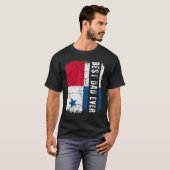 Beste Panamese vader ooit Vaderdag Panama T-shirt (Voorkant volledig)