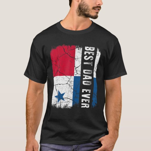 Beste Panamese vader ooit Vaderdag Panama T-shirt (Voorkant)