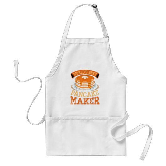 Beste Pannenkoekenmaker Ter Wereld - Grappige Pann Standaard Schort (Voorkant)