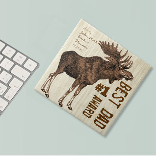 Beste Pap # 1 Pap Award  Moose Tegeltje