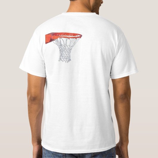 Beste pap basketbal t-shirt (Achterkant)
