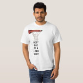 Beste pap basketbal t-shirt (Voorkant volledig)