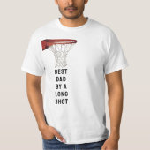 Beste pap basketbal t-shirt (Voorkant)