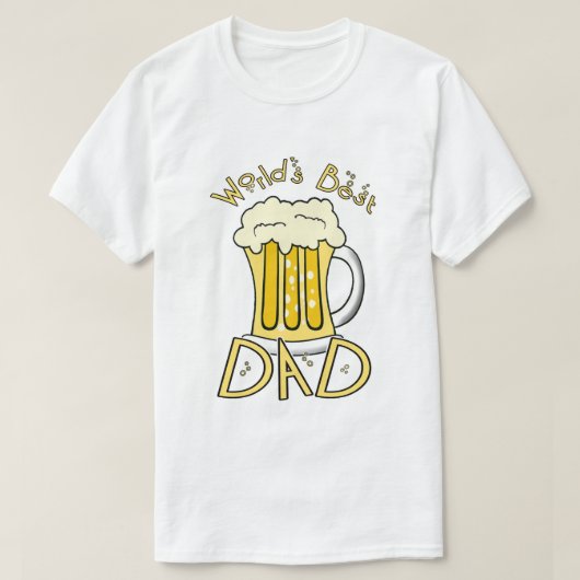 Beste pap Beer T-shirt (Design voorkant)