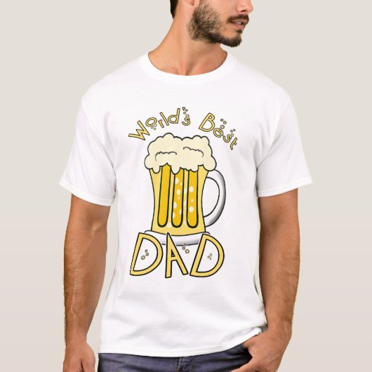 Beste pap Beer T-shirt (Voorkant)